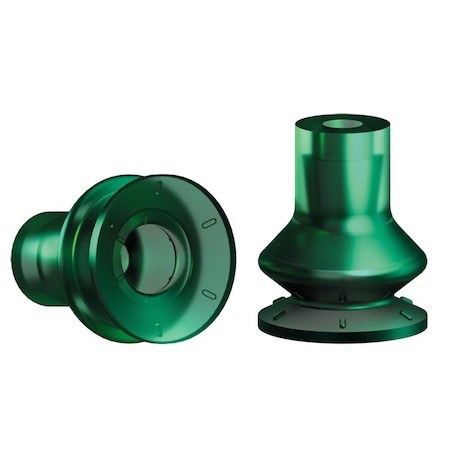Fipa Bellows vacuum cup diam. 16 mm, Monoflex  green 50 Degrees 23.016.263.22